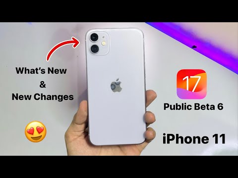 iPhone 11 - iOS 17 Public Beta 6 New Features - IOS 17 New Hidden Features