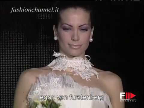 "Egon Von Furstenberg" Autumn Winter 2003 2004 Bridalwear Paris & Rome by FashionChannel