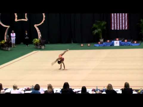 Nastasya Generalova _ USA Junior Olympics_ 2012_Rhythmic Gymnastics_Clubs
