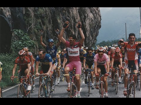 GIRO D'ITALIA '97 *CRONO CAVALESE * TAPPA PREDAZZO FALZES *TAPPA MORTIROLO IVAN GOTTI VINCE IL GIRO