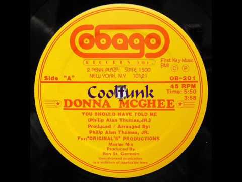 Donna McGhee - You Should Have Told Me (12" Disco-Boogie 1981)