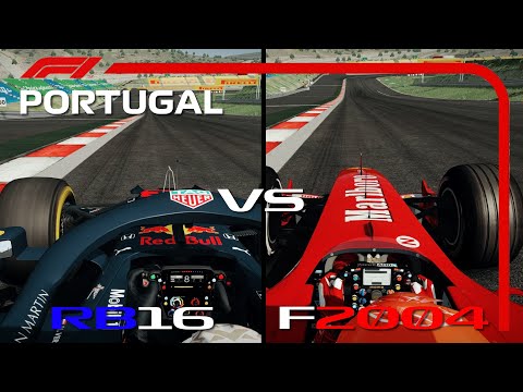 F1 2020 Red Bull vs 2004 Ferrari - PORTIMAO