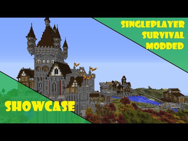 Survival Castle With Town Minecraft Map Survival Castle With Town Minecraft Map