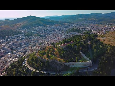 Lamia and castle from above - Mavic Pro aerial footage