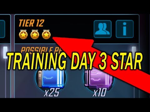 3 Star Tier 12 Training Day - MARVEL Strike Force - MSF