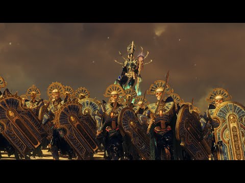 Return of Nagash - Tomb Kings vs Nagash - Huge Cinematic Battle - Total War Warhammer 2