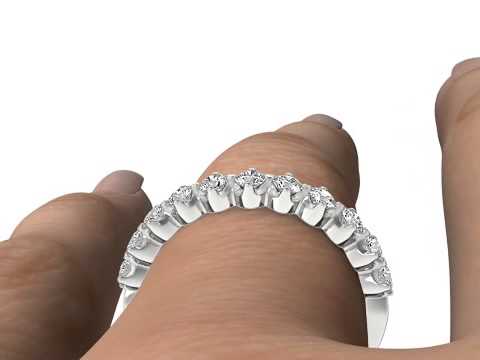 14k White Gold 1ct TDW Diamond Wedding Band (H-I, I1-I2)