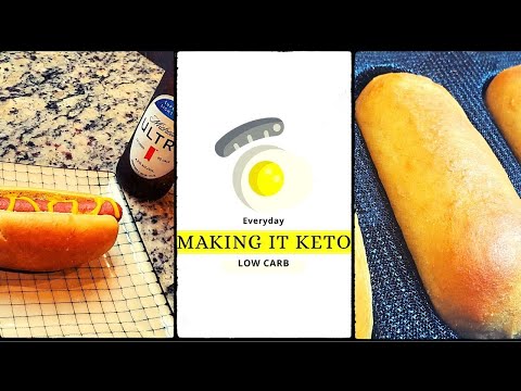 How To Make Keto Beer Hot Dog Buns #MakingItKeto