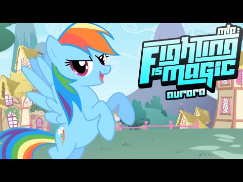 MLP Fighting Is Magic Aurora Rainbow Dash Arcade Mode Gameplay