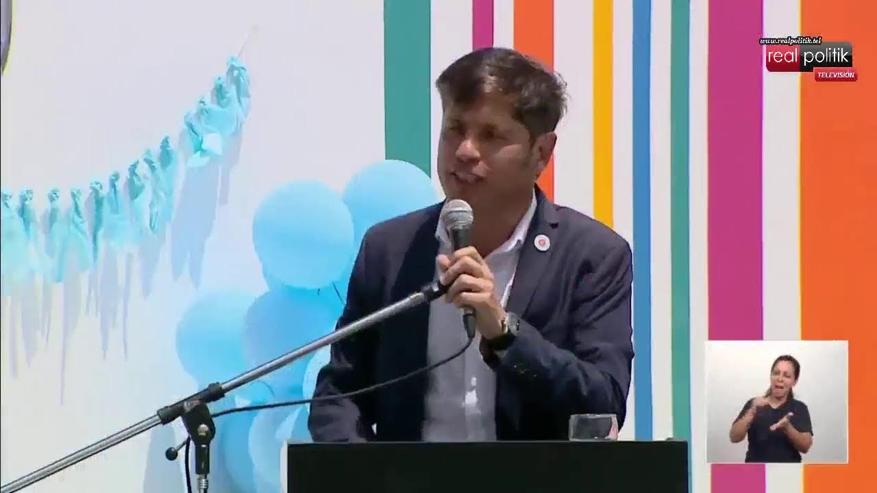 Kicillof junto a Sileoni y Watson inauguran el Jardín de Infantes N° 948 en Florencio Varela
