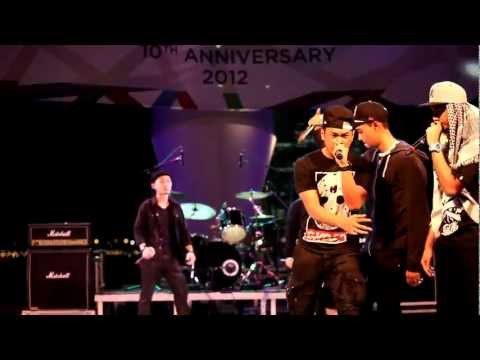 Azrael, Influent, Ilohshix, Define & Ilbril - The Xypher (Live @ Esplanade)