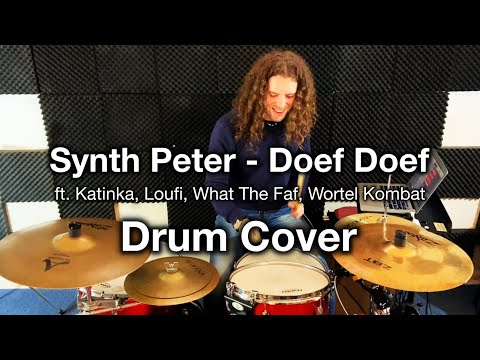 Synth Peter - Doef Doef ft. Katinka, Loufi, What The Faf, Wortel Kombat - Drum cover