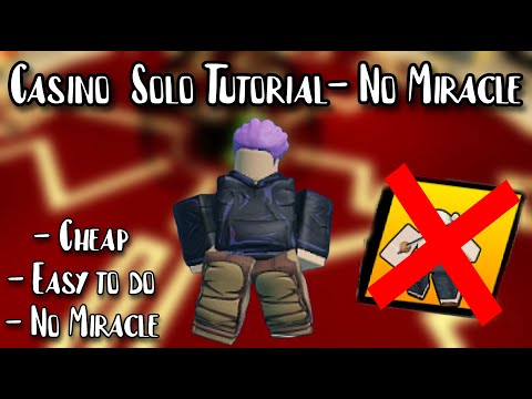 Best Casino Solo Tutorial - No Miracle || Sorcerer Tower Defense