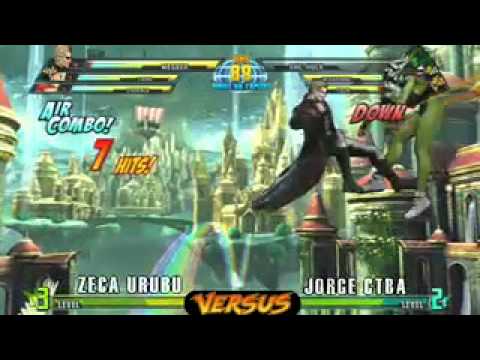 Grande Final SET 1 Marvel vs Capcom 3 - Zeca vs Jorge CTBA