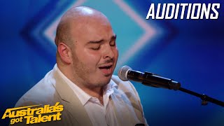 Paul&#39;s INCREDIBLE voice brings on waterworks | AUDITIONS | Australians Got Talent 2019