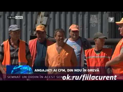 Angajatii Caii ferate in greva