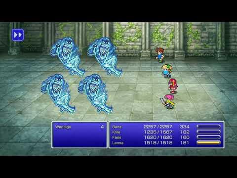 Final Fantasy V Pixel Remaster - Wendigo Boss Battle