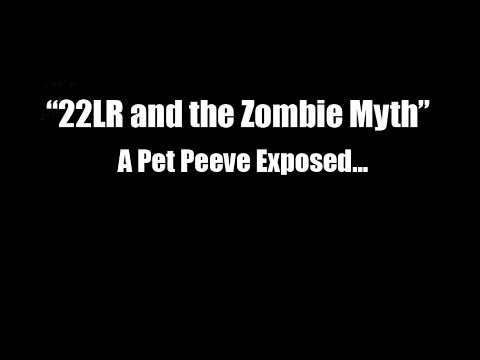 There will be NO 22lr ammo for the zombie apocalypse