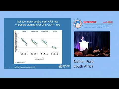 Antiretroviral therapy update: impact of the 2014 WHO guidelines... | Nathan Ford, MPH, PhD, FRCPE