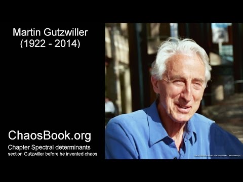 ChaosBook.org chapter Spectral determinants - Martin Gutzwiller before he invented chaos