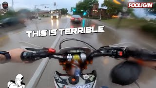 When rain starts and your bike dies… | Motorcycles Vs. Rain Moments!