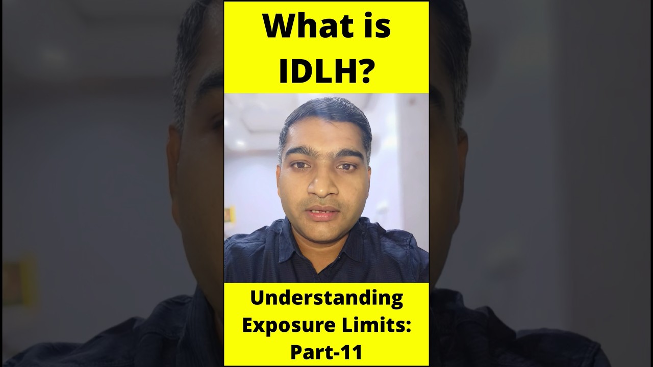 Understanding Exposure Limits: IDLH Explained | Workplace Safety Series Ep. 11 #hse   #shorts #short