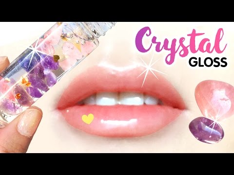 ANTI-ANXIETY Crystal Lip Gloss DIY!! Magical Power of Crystals To Beat Stress! Video