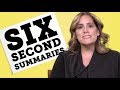 Julie Buxbaum (author of WHAT TO SAY NEXT) | 6 Second Summaries Video