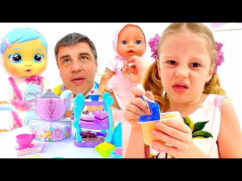 Nastya ve baba çocuklar için yeni eğlenceli oyunlarla geldi