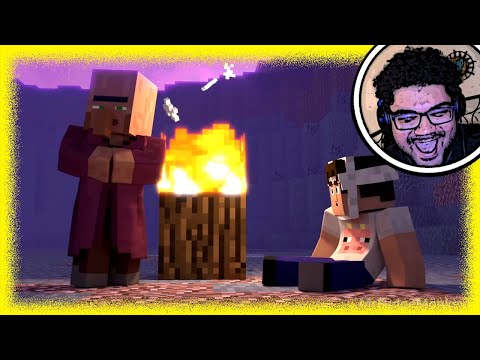 Annoying Villagers - Minecraft Animation EP13-14 (REACTION VIDEO)