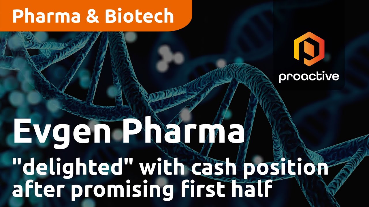 Evgen Pharma "delighted" with cash position after promising first half