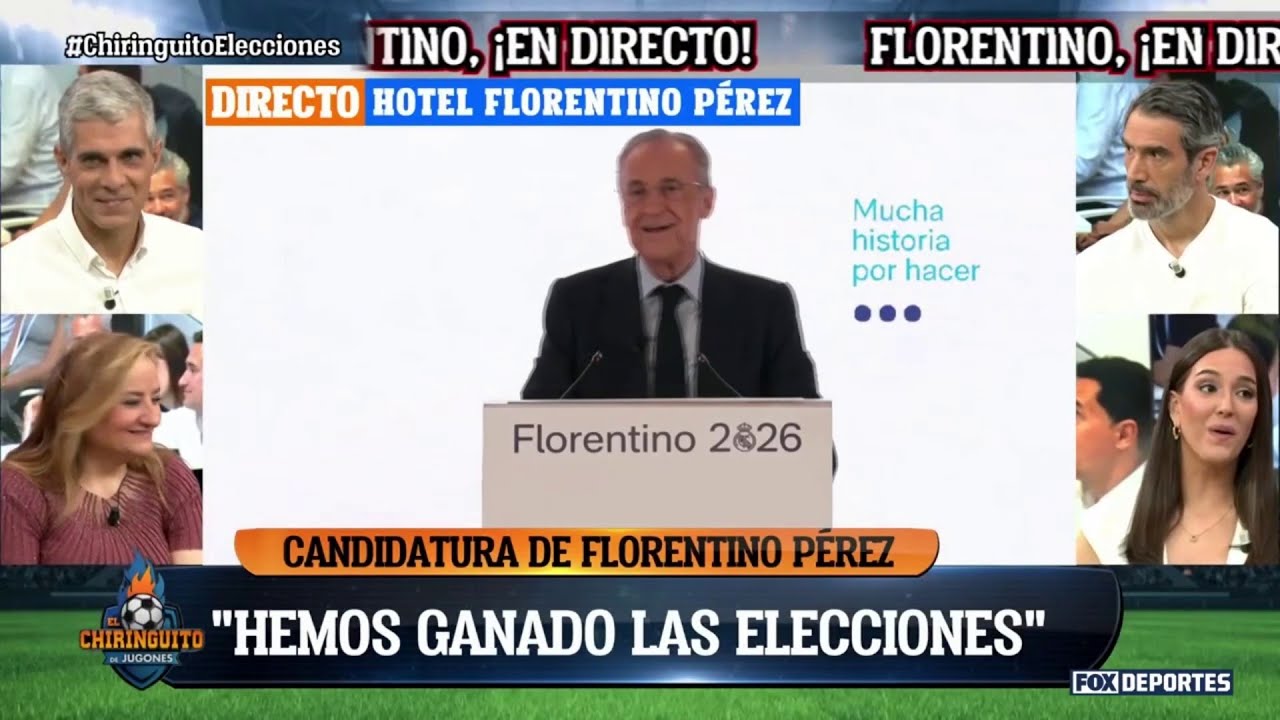 👑FLORENTINO PÉREZ y ENRIQUE RIQUELME: Sus palabras tras ELECCIONES del REAL MADRID | El Chiringuito