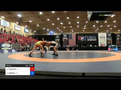 2018 Marine Corps US Open/Senior Women's Freestyle 65 Semis - Jayden Laurent (MWC) Vs. Julia Salat