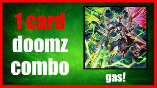 DOOMZ will finally be COMPETITIVE post BLAZING DOMINION! yugioh combo