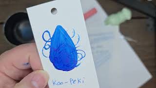 Kon-Peki Ink Review Pilot Iroshizuku Fountain Pen Ink