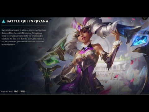 BATTLE QUEEN QIYANA SKIN SPOTLIGHT WHITE CHROMA-07-15-2024