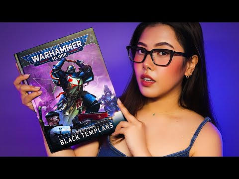 ASMR Warhammer 40k Black Templars Codex