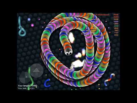 Slither.io world record 150,000 thousand