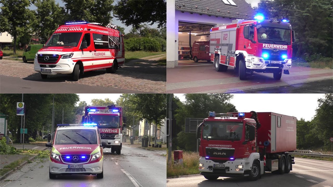 [Einsatz im Berliner Umland] XXL Einsatzfahrten Zusammenschnitt aus Brandenburg