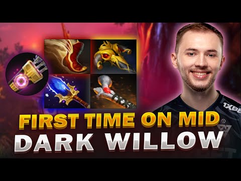 First Time in Pro Dota 2 History - Nine Dark Willow Mid