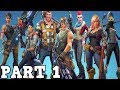 FORTNITE SAVE THE WORLD Gameplay Walkthrough PART 1 Intro - No Commentary PC
