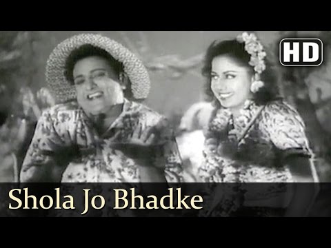 Poster shola jo bhadke lyrics – lata mangeshkar