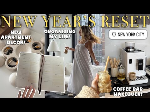 week in my life: new year reset, apartment refresh, cleaning & organizing my life 