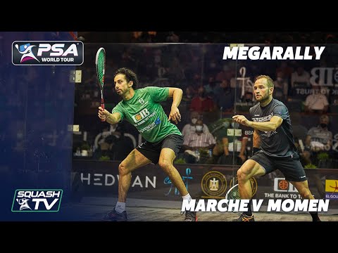 "He's Being Dragged All OVER THE COURT" - Marche v Momen - Squash MegaRally