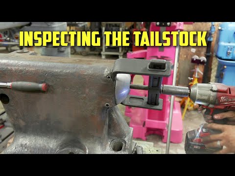 Tailstock Disassembly and Cleanup | Lion Lathe Restoration