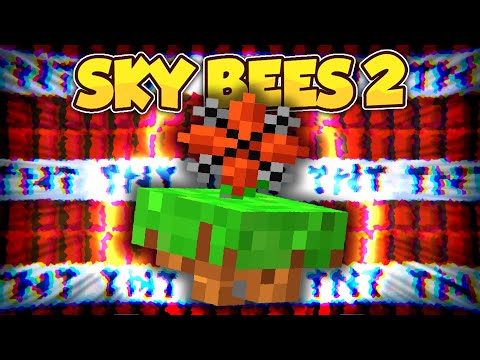 Insane EXPLOSIVE TERRASTEEL in Minecraft Sky Bees!