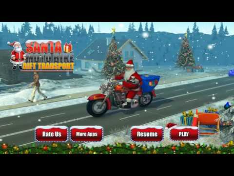Racing Moto Bike Rider 3D: Santa Gift Delivery Sim Video
