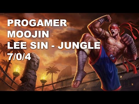Progamer Moojin Jungle Lee Sin vs Kindred - KR Grandmaster Patch 10.8