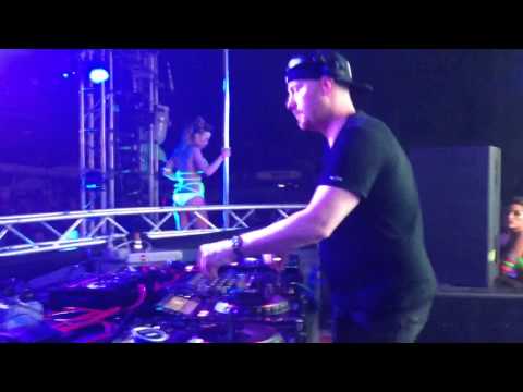Eric Prydz - Cirez D "On Off vs Lazer Beams" Live @ Wet Electric Tempe, AZ DJ Booth Angle 4-27-13