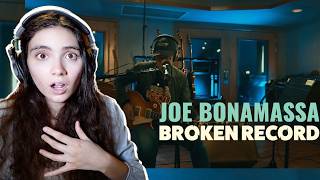 Singer FIRST TIME Reaction to Joe Bonamassa - Broken Record